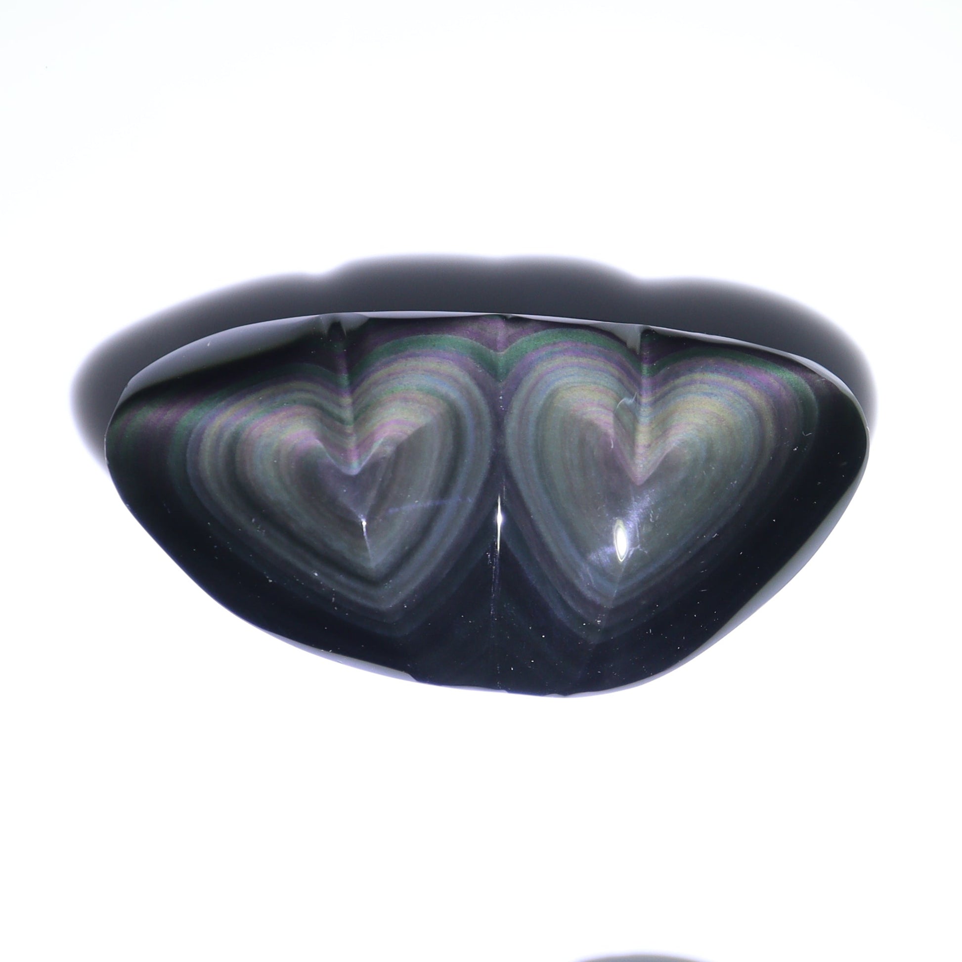 Rainbow Obsidian Heart Pairs Set of 8 - Expert Wholesale and Supplier of Wholesale Crystals & Bulk Gemstones, ["Hearts","Mexico","Rainbow Obsidian"]