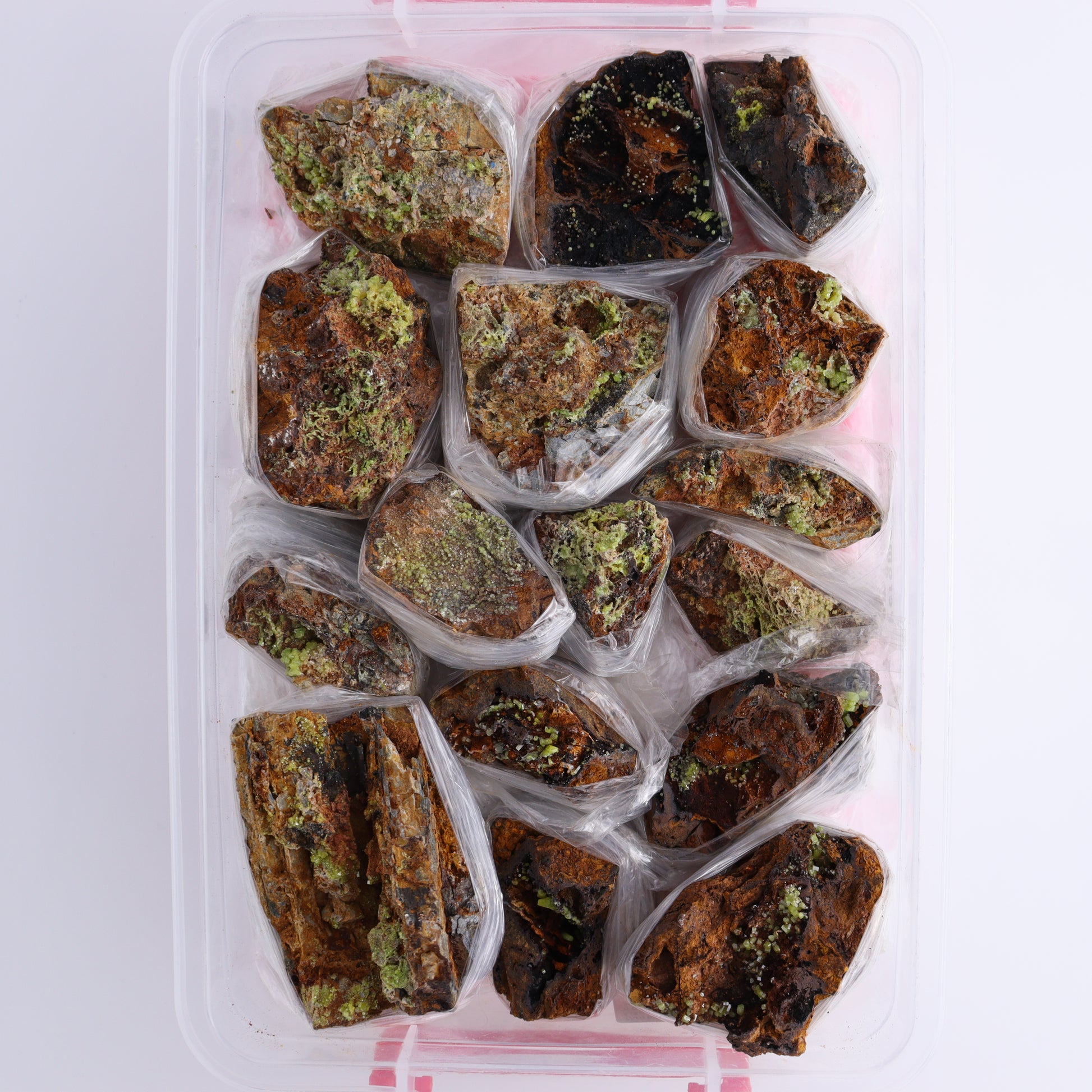 Pyromorphite Flat from Morocco - Expert Wholesale and Supplier of Wholesale Crystals & Bulk Gemstones, ["Flats","Morocco","Pyromorphite"]