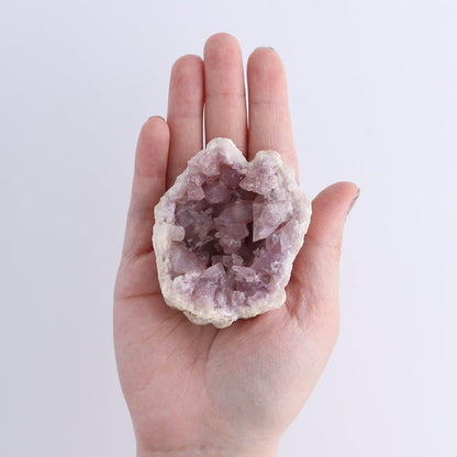 Pink Amethyst Geodes from Argentina Set of 24