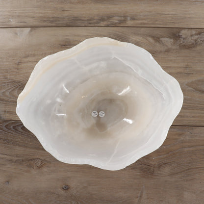 Mexican Onyx/Calcite Bowl 12"