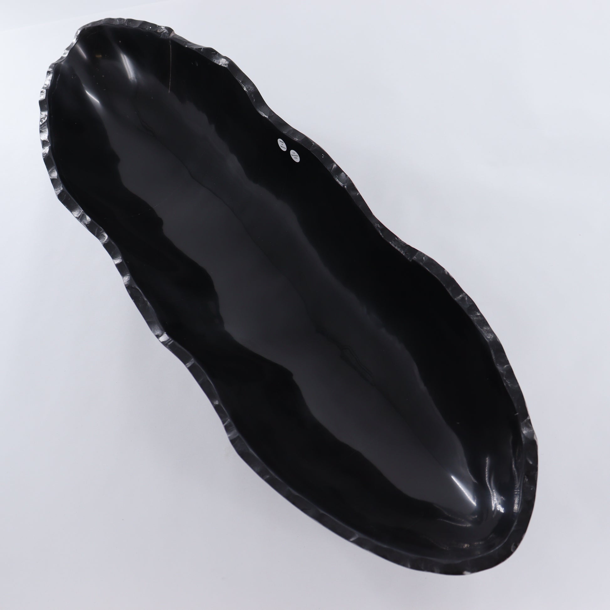 Black Marble Canoe Bowl - Expert Wholesale and Supplier of Wholesale Crystals & Bulk Gemstones, ["Black Marble","Bowls","canoe","Marble","Mexico"]