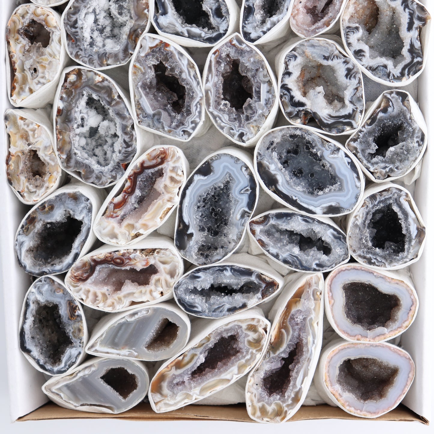 Agate Geodes Flat - Expert Wholesale and Supplier of Wholesale Crystals & Bulk Gemstones, ["Agate","Geodes"]