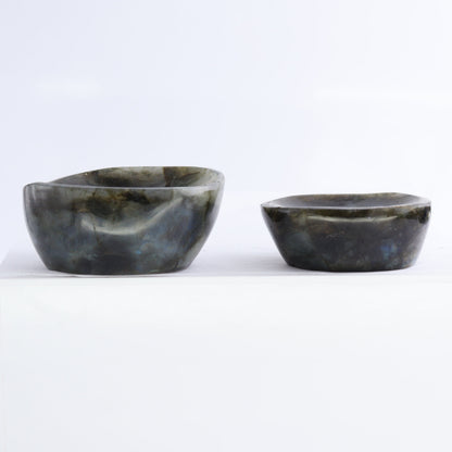 Labradorite Bowls Set of 10 - Expert Wholesale and Supplier of Wholesale Crystals & Bulk Gemstones, ["Bowls","Labradorite","Madagascar"]