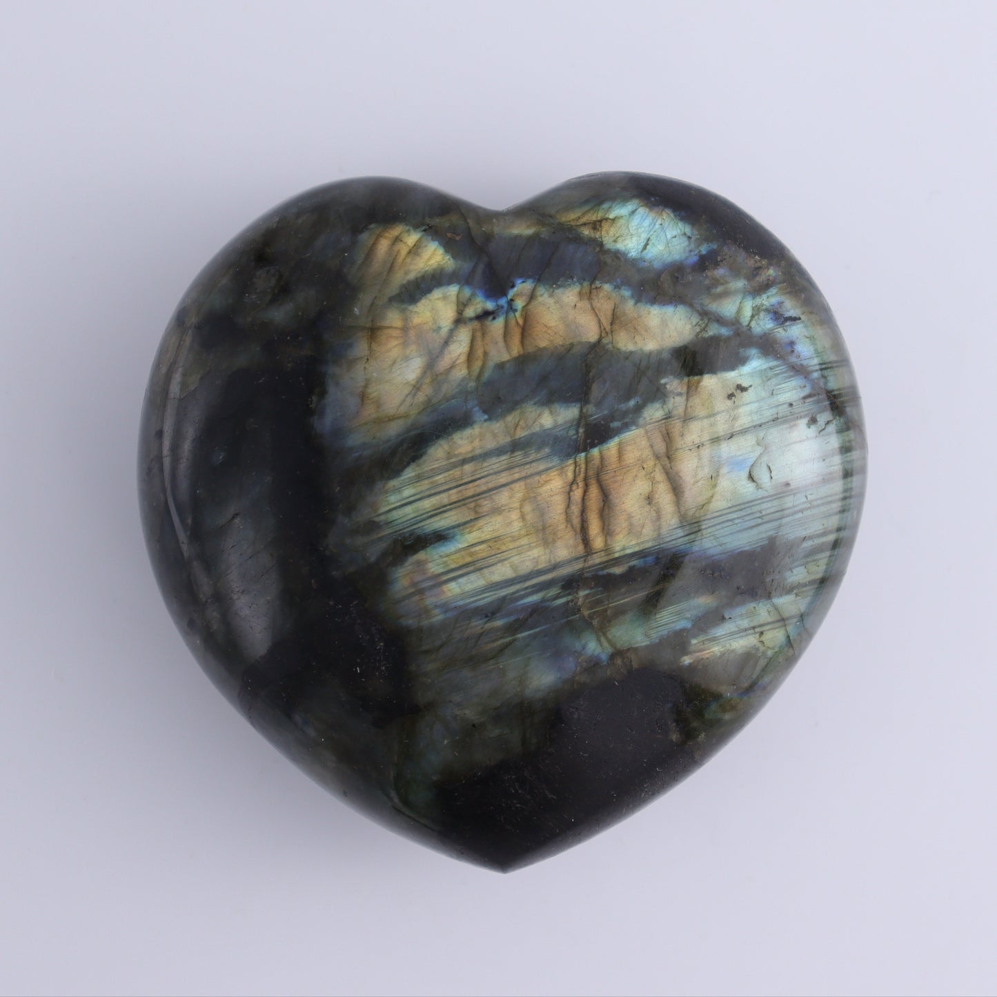 Labradorite Hearts Set of 3 - Expert Wholesale and Supplier of Wholesale Crystals & Bulk Gemstones, ["Hearts","Labradorite","Madagascar"]