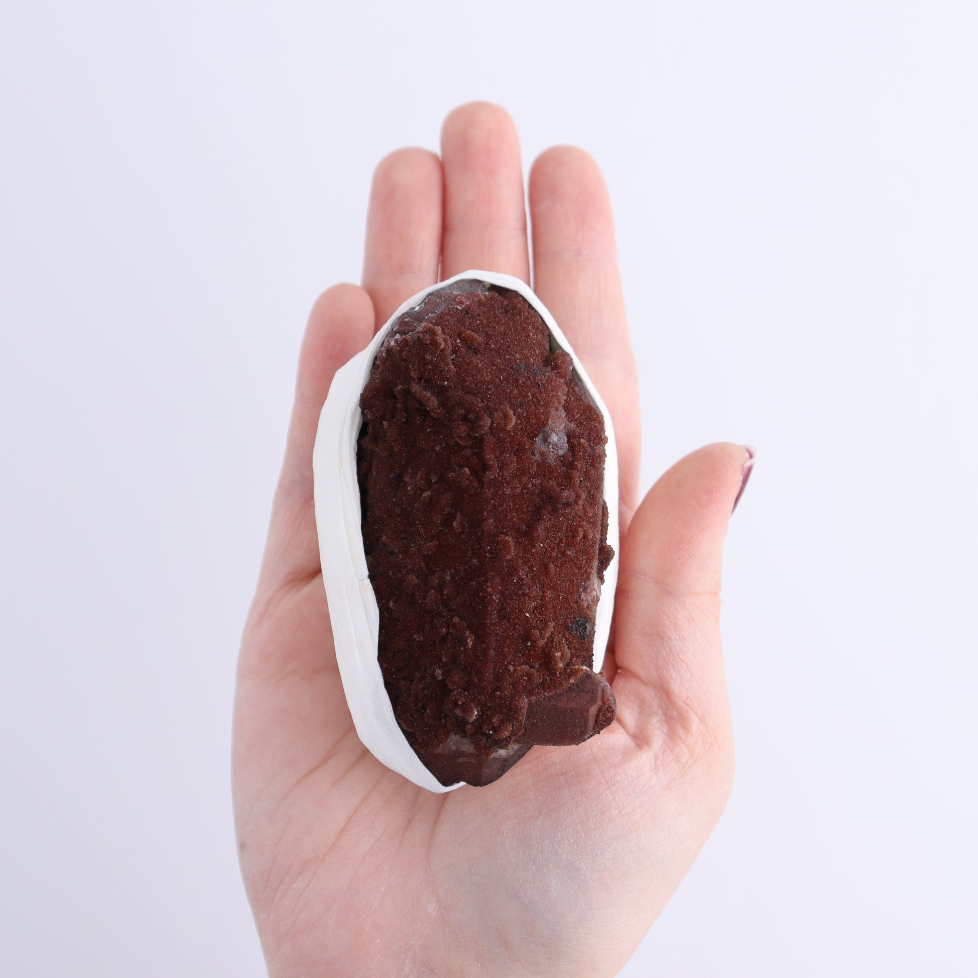 Hematite Quartz Flat from Morocco - Expert Wholesale and Supplier of Wholesale Crystals & Bulk Gemstones, ["Flats","Hematite","Matrix","Morocco","Quartz","Quartz Hematite"]