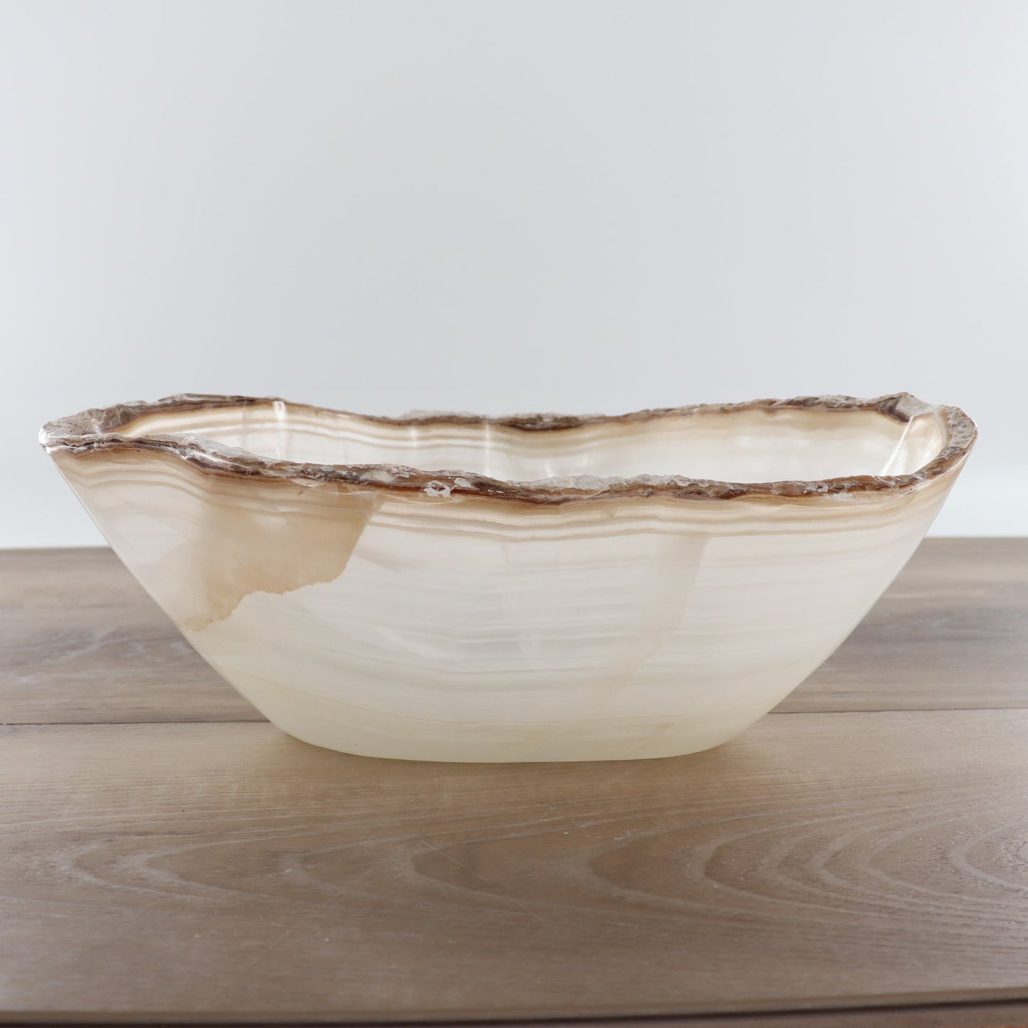 Mexican Onyx/Calcite Bowl 12"
