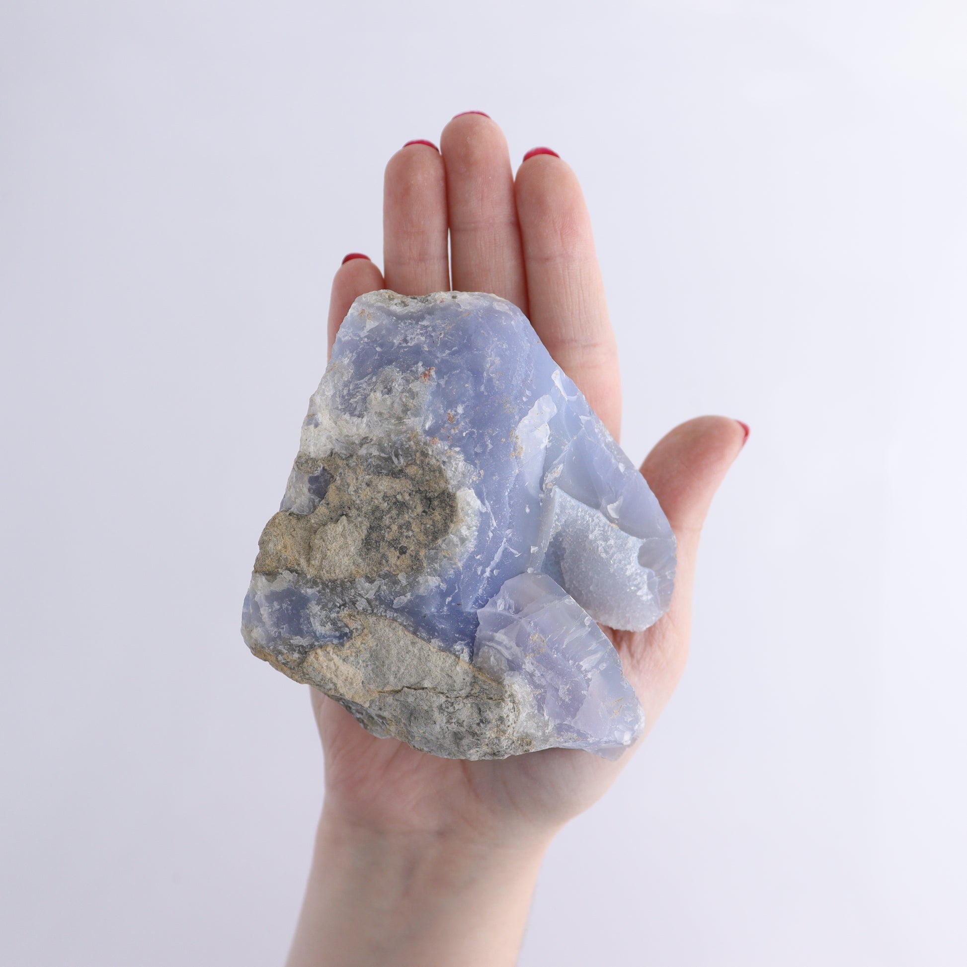 Blue Lace Agate Clusters Set of 6 - Expert Wholesale and Supplier of Wholesale Crystals & Bulk Gemstones, ["Agate","Blue Lace Agate","close_70"]