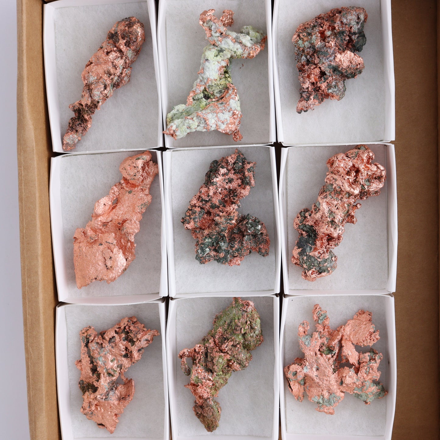 Native Copper Flat of 9 - Expert Wholesale and Supplier of Wholesale Crystals & Bulk Gemstones, ["copper","Freeforms","Native Copper","United States"]