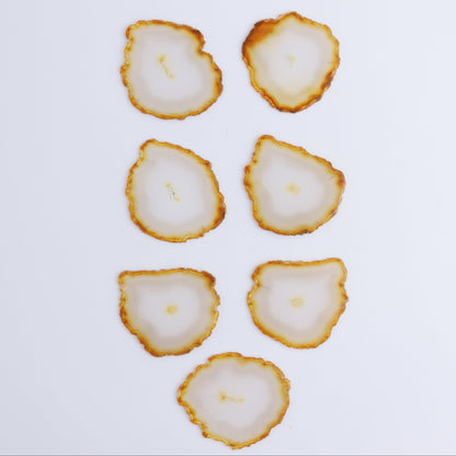 Iris Agate Slices Set of 7 - Expert Wholesale and Supplier of Wholesale Crystals & Bulk Gemstones, ["Agate","Iris Agate","Slices and Slabs"]