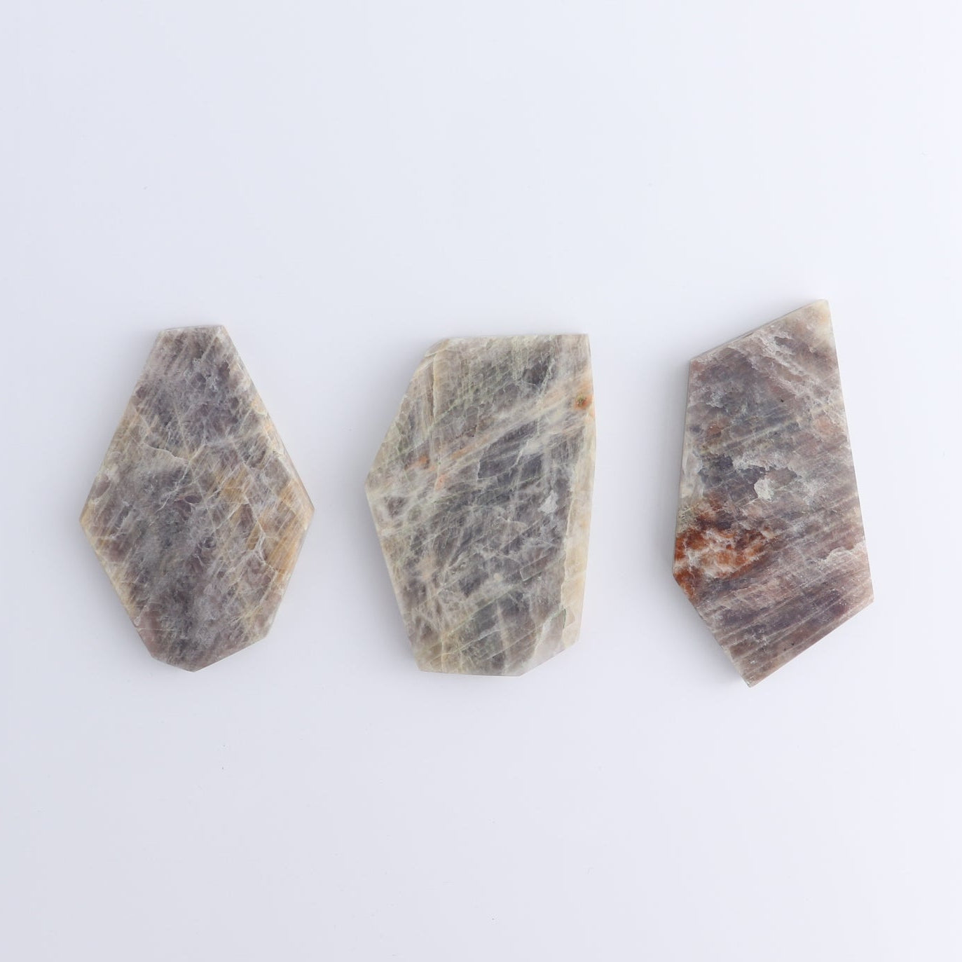 Moonstone Slices & Slabs Set of 7