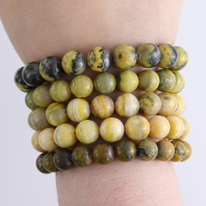 One Bumblebee Jasper Bracelet