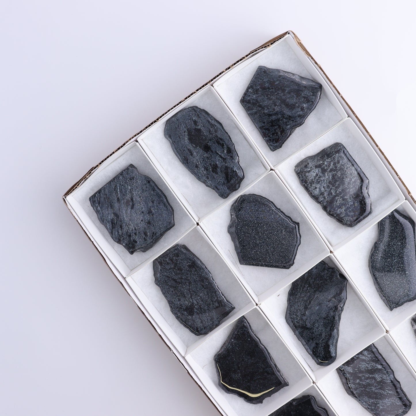 Specularite Flat of 12 - Expert Wholesale and Supplier of Wholesale Crystals & Bulk Gemstones, ["flat","Flats","Specularite","United States"]