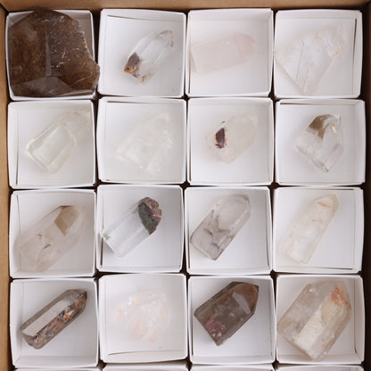 Garden Quartz Towers Set of 20 - Expert Wholesale and Supplier of Wholesale Crystals & Bulk Gemstones, ["Garden Quartz","Quartz","Towers"]