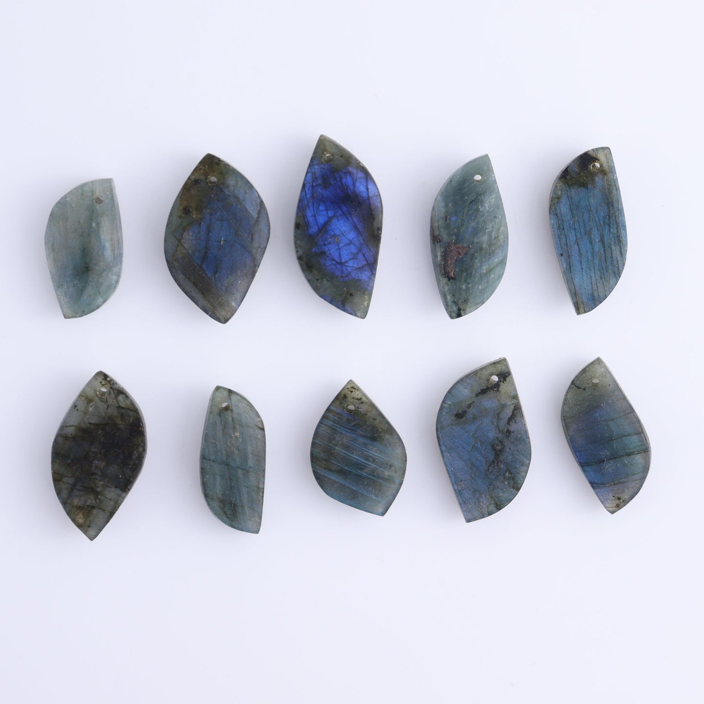 Labradorite Pendants Set of 10 - Expert Wholesale and Supplier of Wholesale Crystals & Bulk Gemstones, ["Labradorite","Pendant","Pendants"]