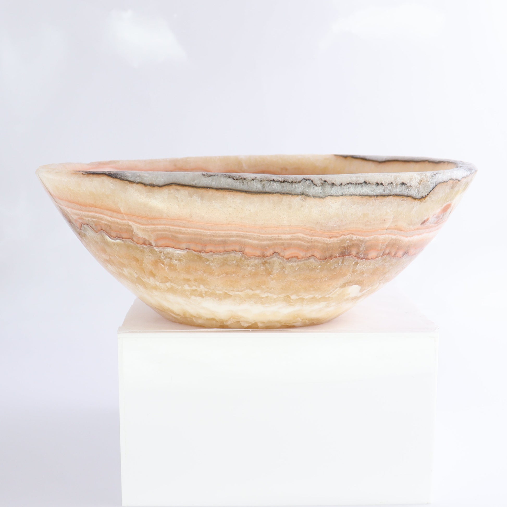 Mexican Onyx/Calcite Bowl - Expert Wholesale and Supplier of Wholesale Crystals & Bulk Gemstones, ["Bowls","Calcite","Mexico","onyx"]