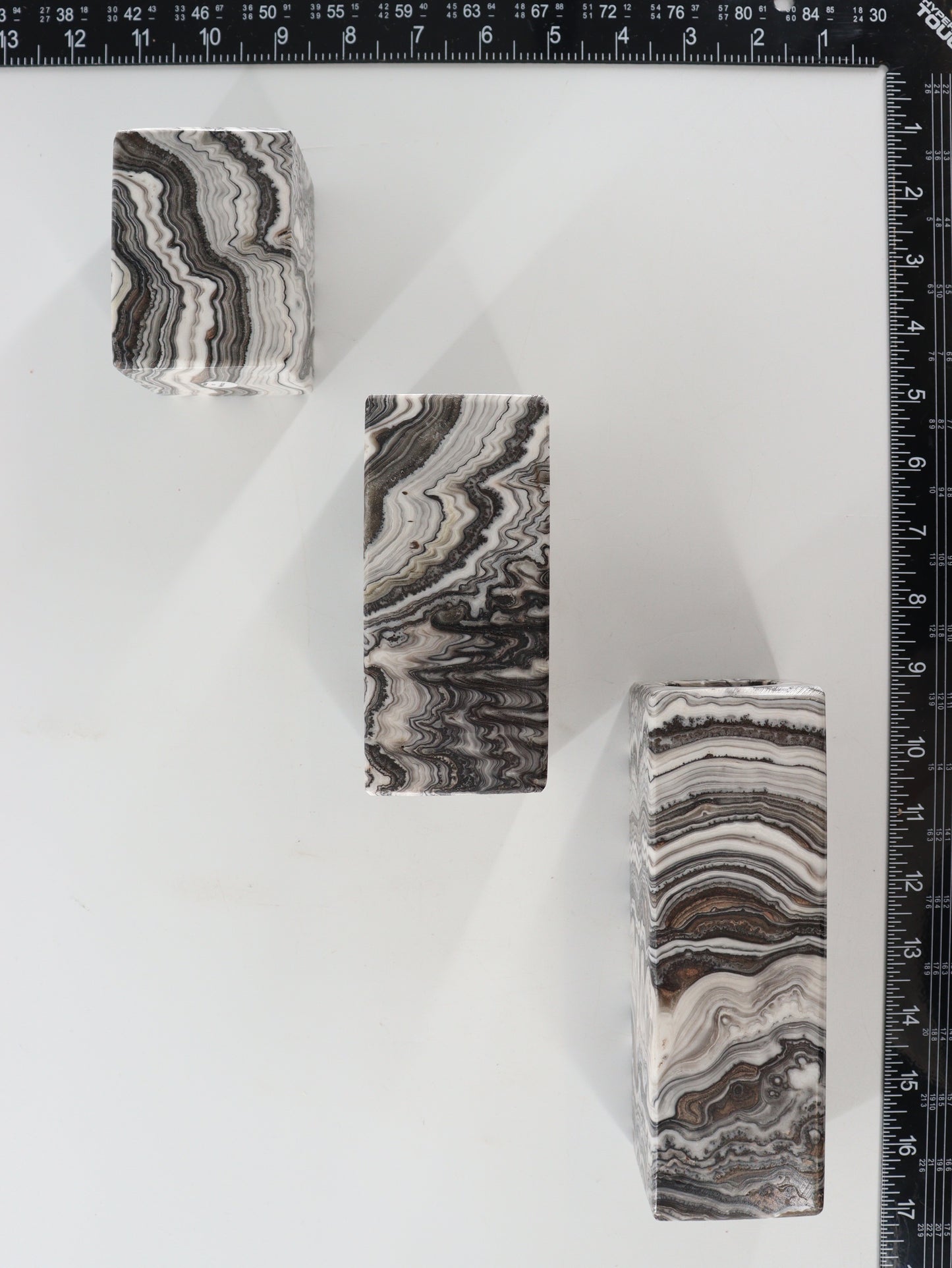 Zebra Onyx Candle Holders Set of 3 - Expert Wholesale and Supplier of Wholesale Crystals & Bulk Gemstones, ["Accessories","Candle Holder","Catalog Onyx","Mexico","Onyx"]