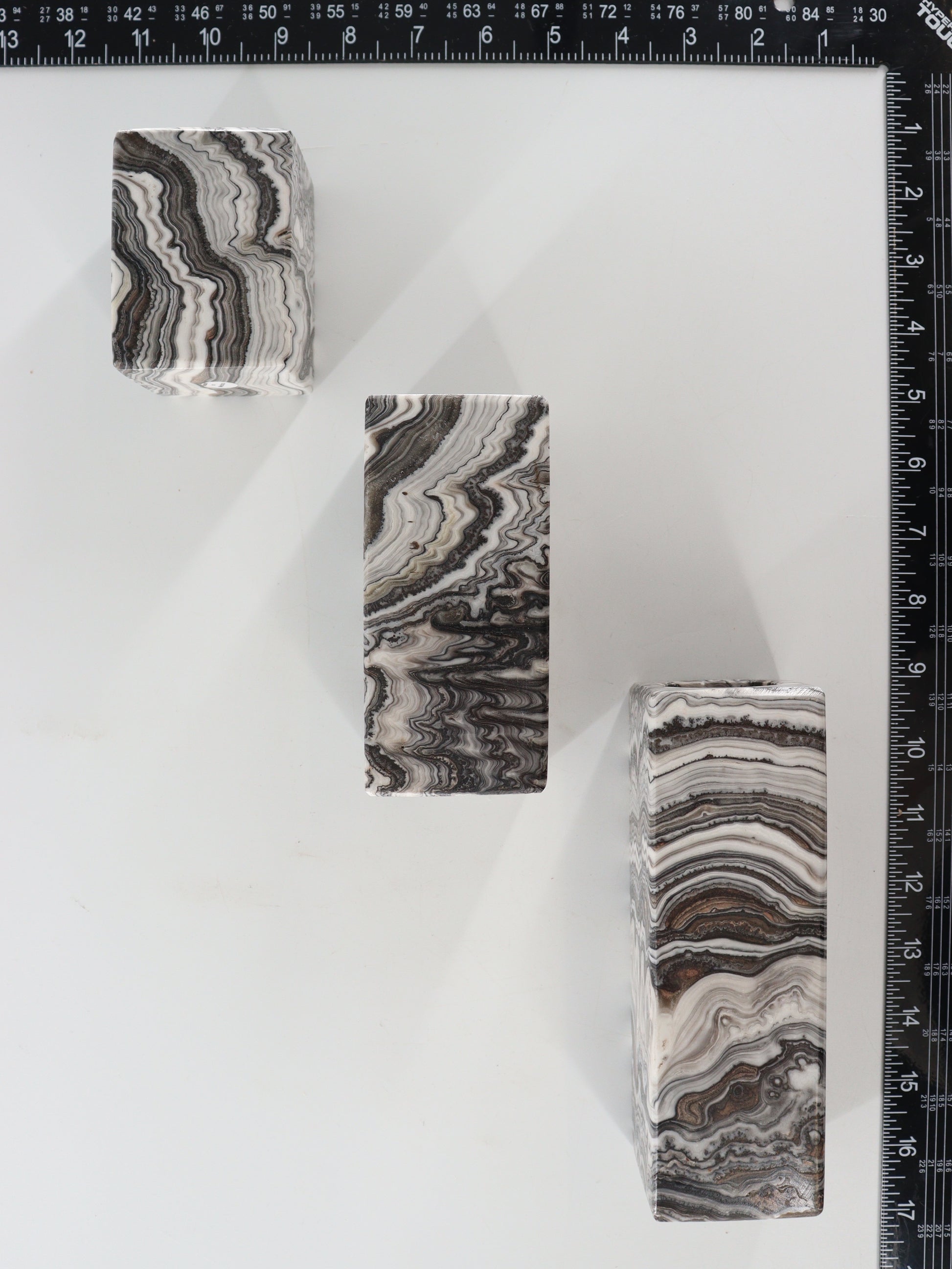 Zebra Onyx Candle Holders Set of 3 - Expert Wholesale and Supplier of Wholesale Crystals & Bulk Gemstones, ["Accessories","Candle Holder","Catalog Onyx","Mexico","Onyx"]