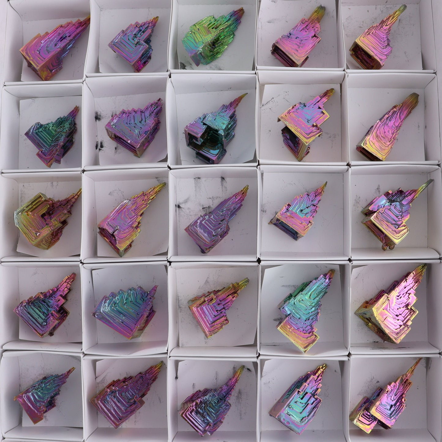 Bismuth Set of 35 - Expert Wholesale and Supplier of Wholesale Crystals & Bulk Gemstones, ["Bismuth"]