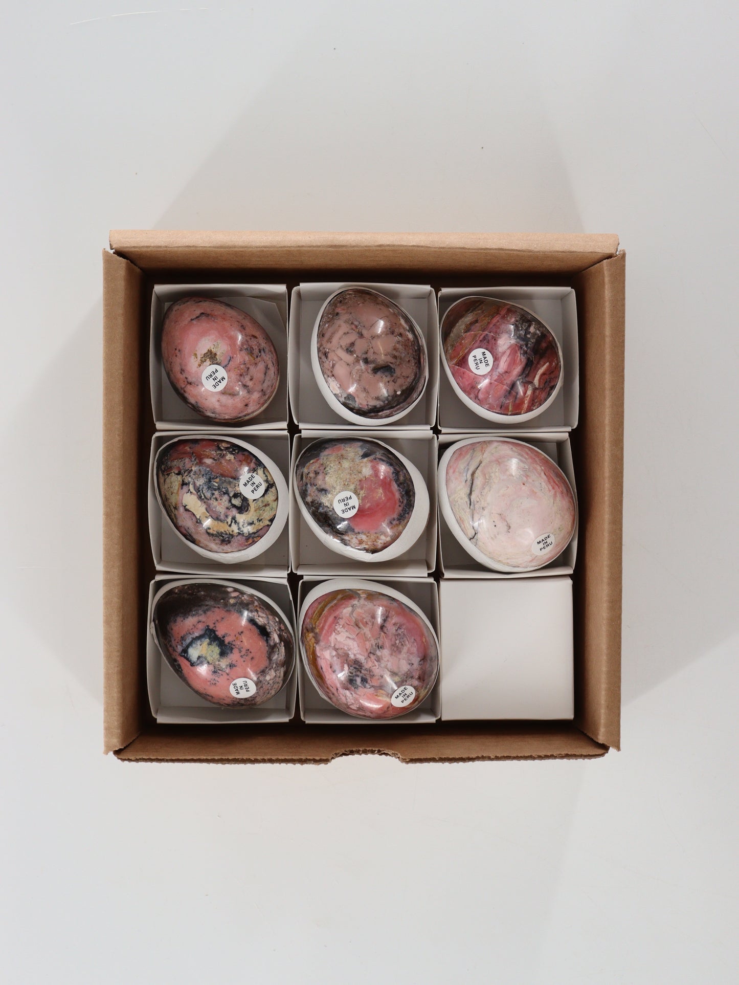 Pink Opal Eggs Set of 8 - Expert Wholesale and Supplier of Wholesale Crystals & Bulk Gemstones, []
