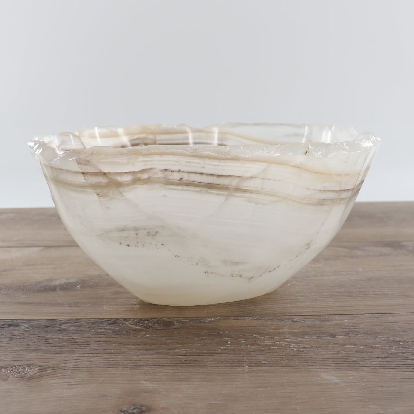Mexican Onyx/Calcite Bowl 12"
