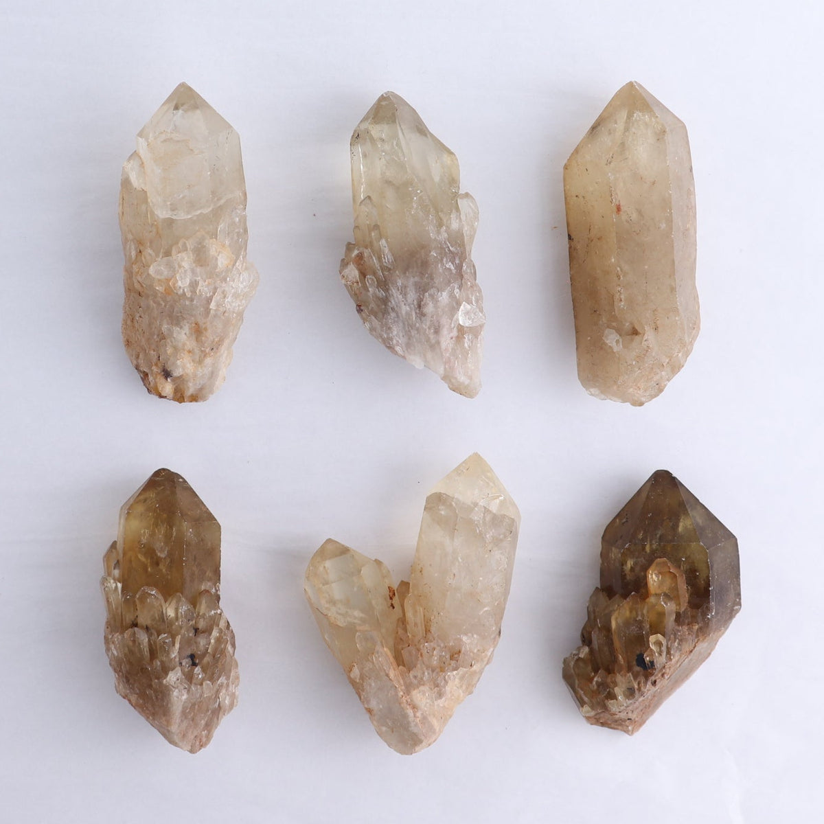Congo Citrine Set of 6 - wholesale crystals