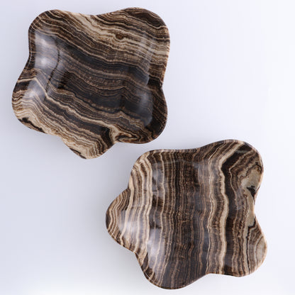 One Bowl Mexican Onyx/Calcite Chocolate with Banding - Expert Wholesale and Supplier of Wholesale Crystals & Bulk Gemstones, ["bowl","Calcite","Catalog Onyx","Decorative Dish","Mexico","onyx"]