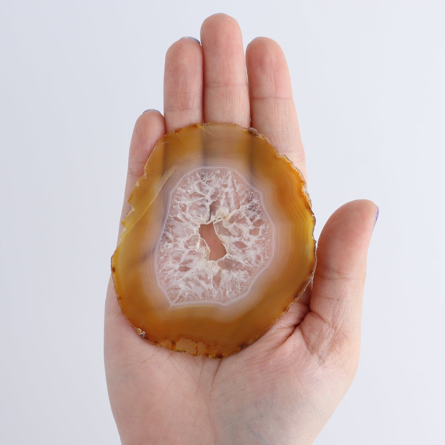 Iris Agate Slices Set of 5 - Expert Wholesale and Supplier of Wholesale Crystals & Bulk Gemstones, ["Agate","Iris Agate","Slices and Slabs"]