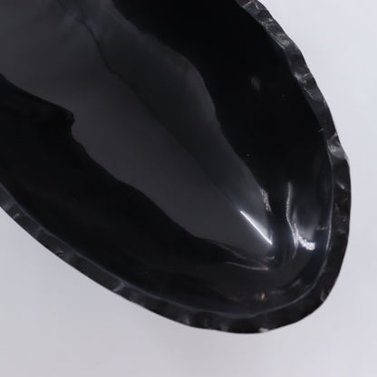 Black Marble Canoe Bowl - Expert Wholesale and Supplier of Wholesale Crystals & Bulk Gemstones, ["Black Marble","Bowls","canoe","Marble","Mexico"]