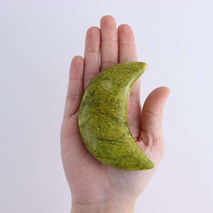 Green Opal Moons Set of 12 - Expert Wholesale and Supplier of Wholesale Crystals & Bulk Gemstones, ["green opal","moons"]