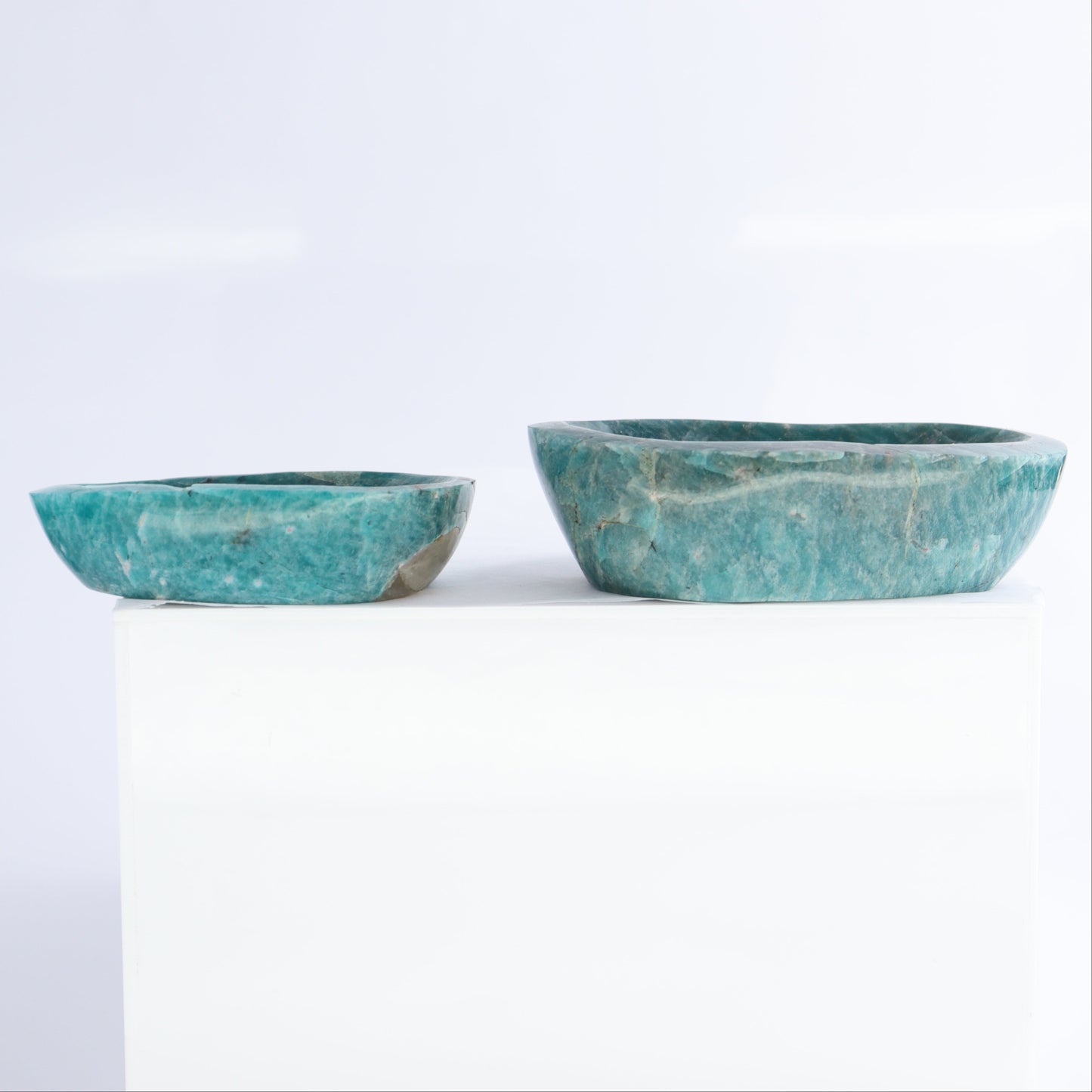 Amazonite Bowls Set of 8 - Expert Wholesale and Supplier of Wholesale Crystals & Bulk Gemstones, ["Amazonite","Bowls","Madagascar"]