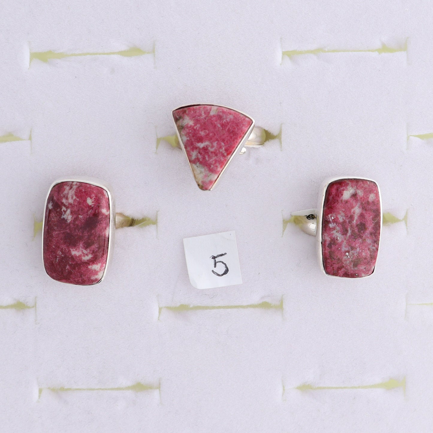 One Thulite Ring Adjustable - Expert Wholesale and Supplier of Wholesale Crystals & Bulk Gemstones, ["India","Ring","sterling silver","thulite"]