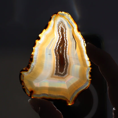 Iris Agate Slices Set of 8 - Expert Wholesale and Supplier of Wholesale Crystals & Bulk Gemstones, ["Agate","Iris Agate","Slices and Slabs"]