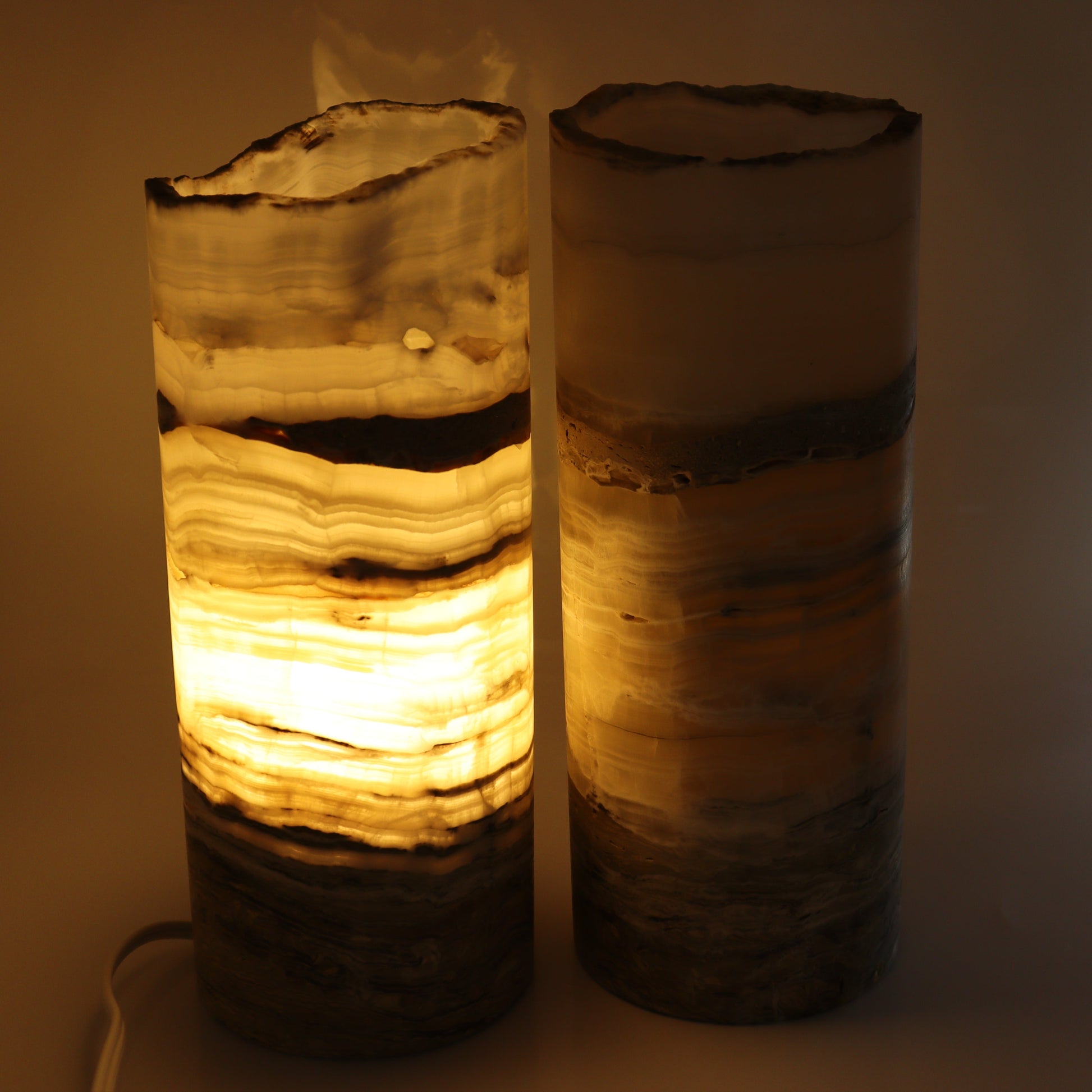 Onyx Lamps Set of 2 - Expert Wholesale and Supplier of Wholesale Crystals & Bulk Gemstones, ["Lamps","Mexico","onyx"]