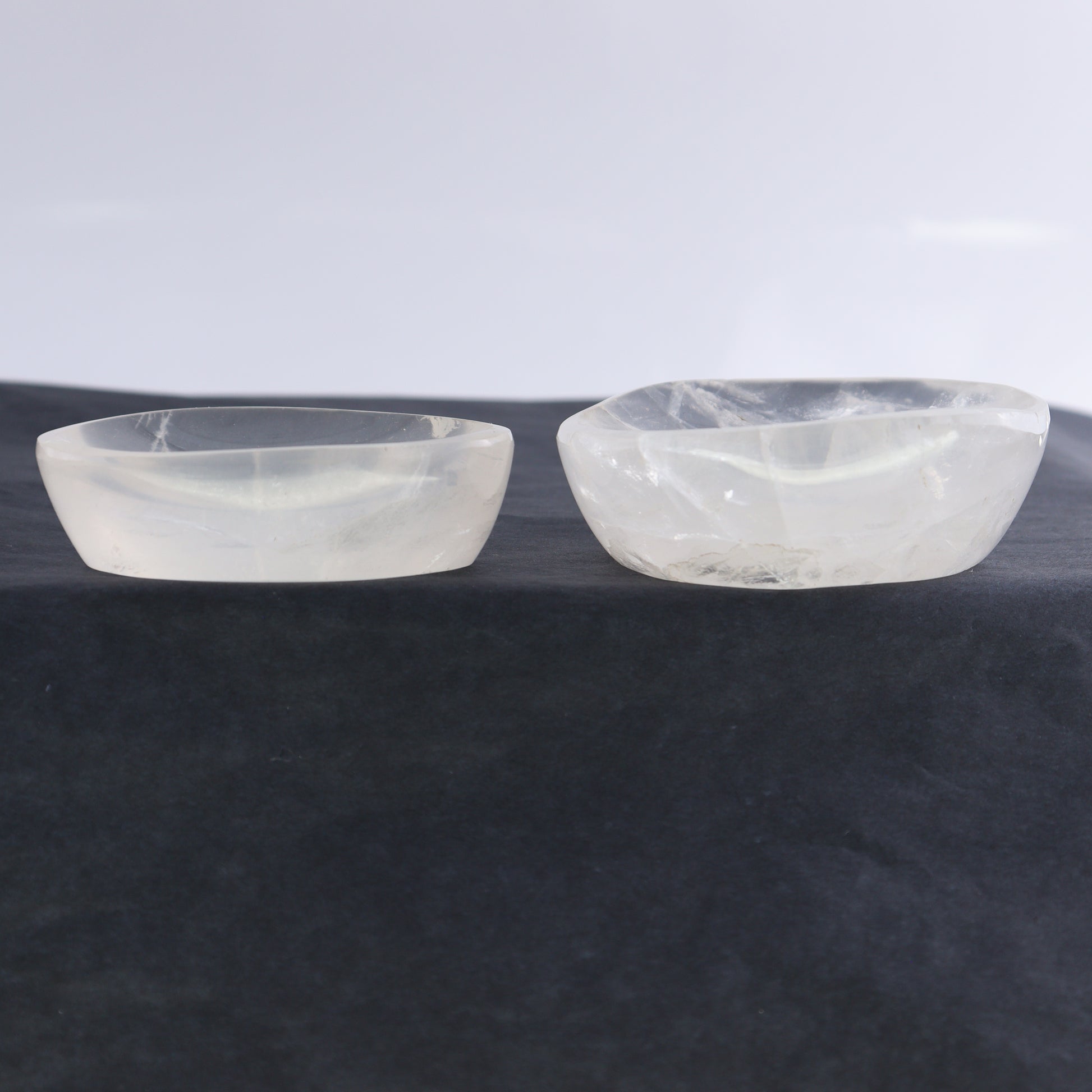Clear Quartz Bowls Set of 6 - Expert Wholesale and Supplier of Wholesale Crystals & Bulk Gemstones, ["Bowls","Clear Quartz","Madagascar","Quartz"]