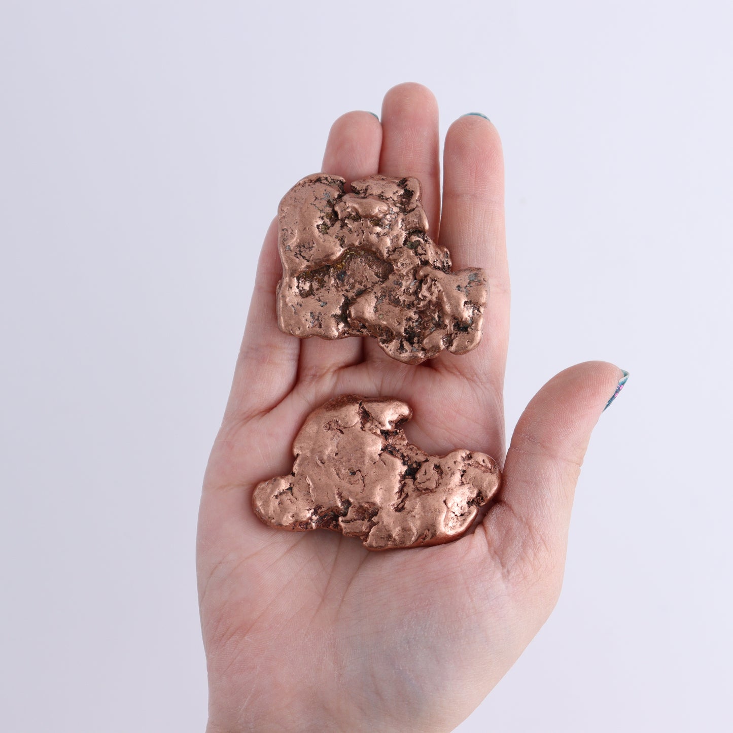 Copper Nuggets Flat of 24 - Expert Wholesale and Supplier of Wholesale Crystals & Bulk Gemstones, ["copper","Copper Nuggets","Freeforms","United States"]