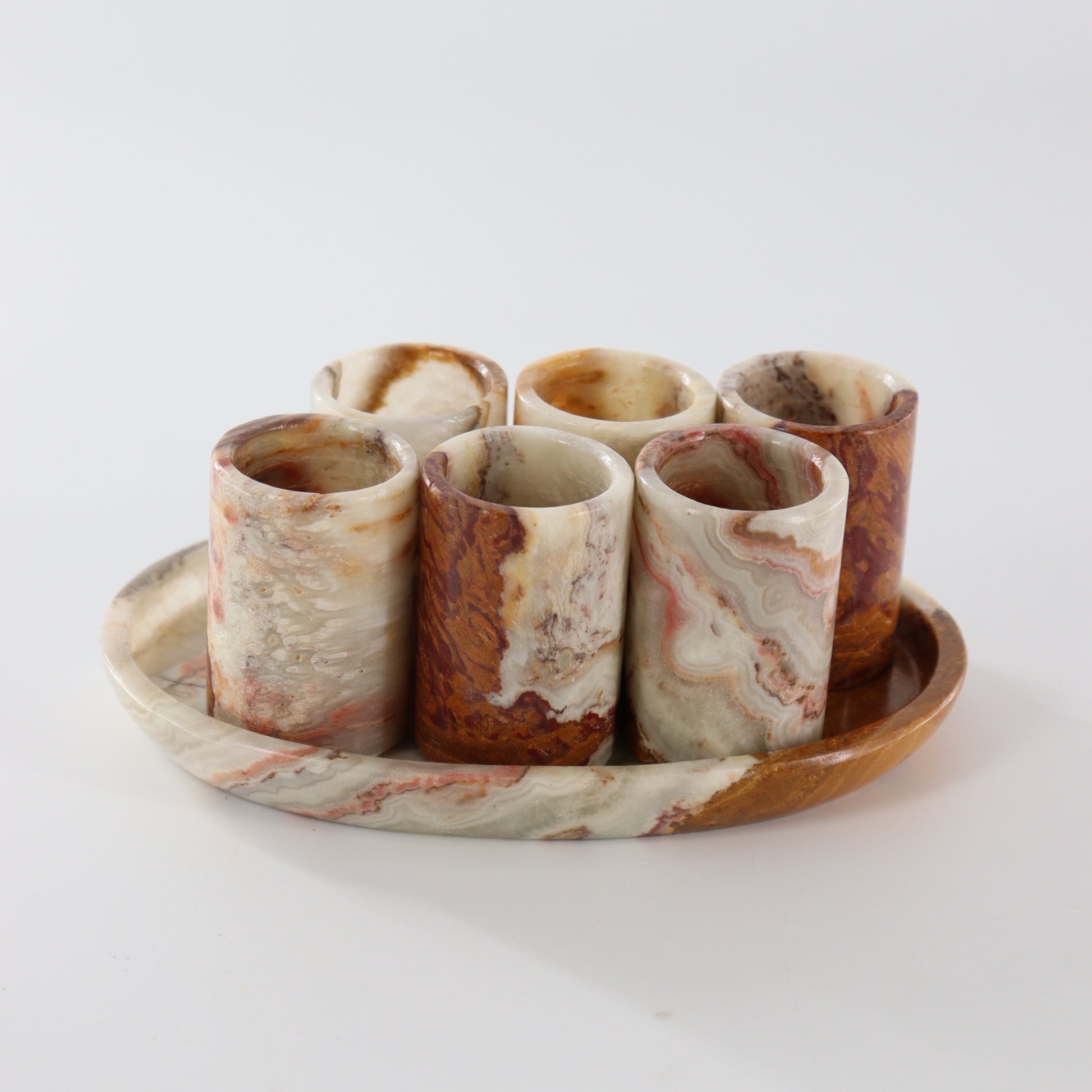 Green Onyx Shot Glasses Set of 6 - Expert Wholesale and Supplier of Wholesale Crystals & Bulk Gemstones, []