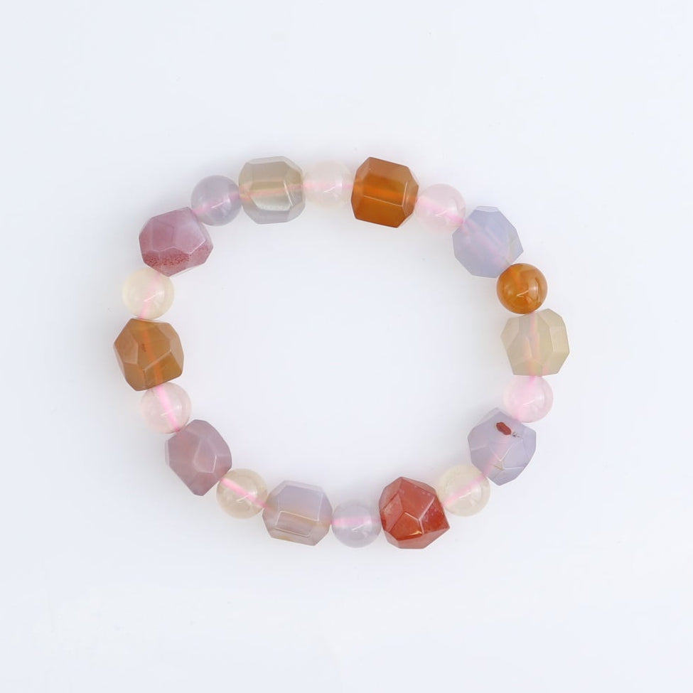One Mixed Agate Bracelet
