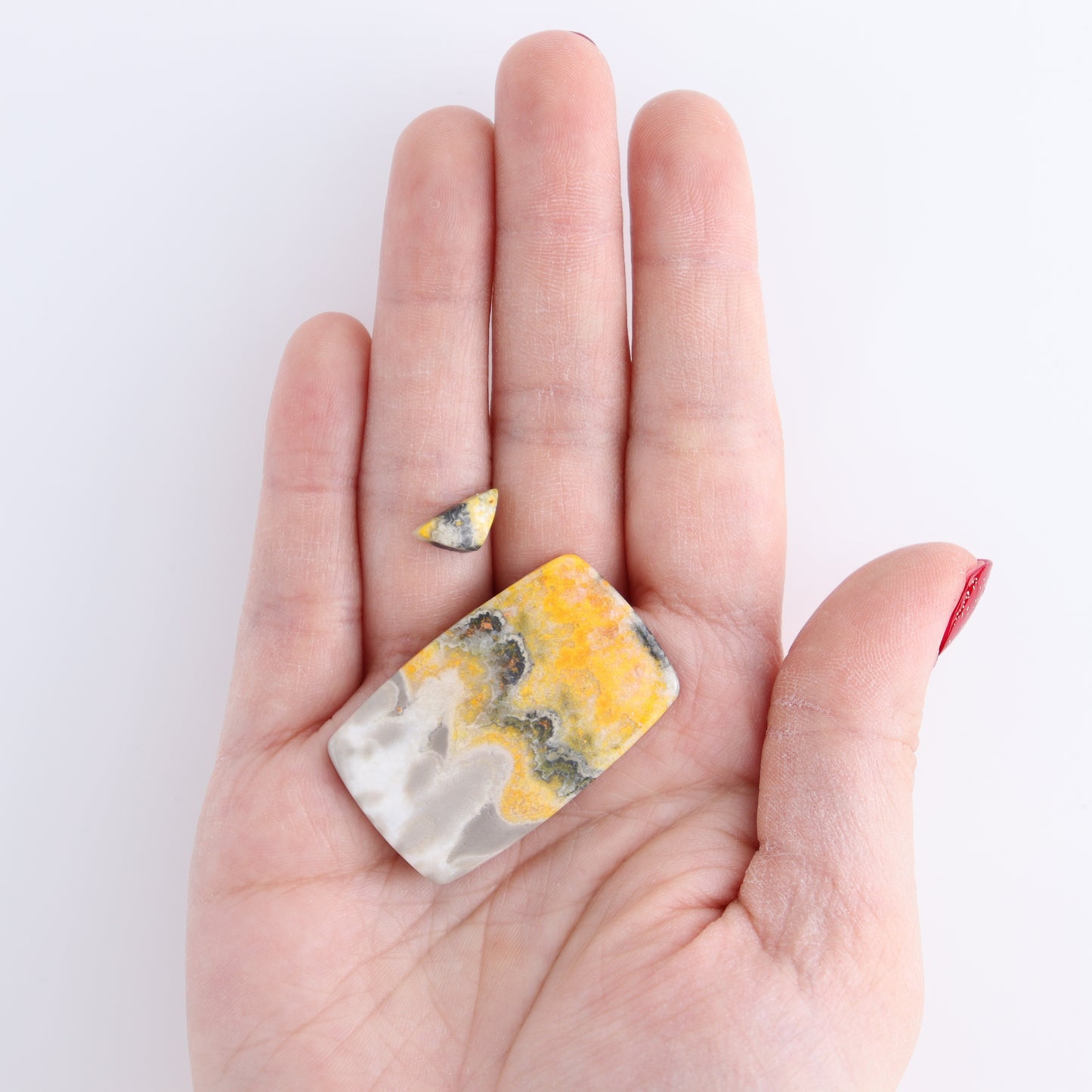 Bumblebee Jasper Cabs Set of 28 - Expert Wholesale and Supplier of Wholesale Crystals & Bulk Gemstones, ["Bumblebee Jasper","Cabs","jasper","Turkey"]