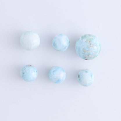 Larmiar Spheres Set of 12 - Expert Wholesale and Supplier of Wholesale Crystals & Bulk Gemstones, ["Larimar","Spheres"]