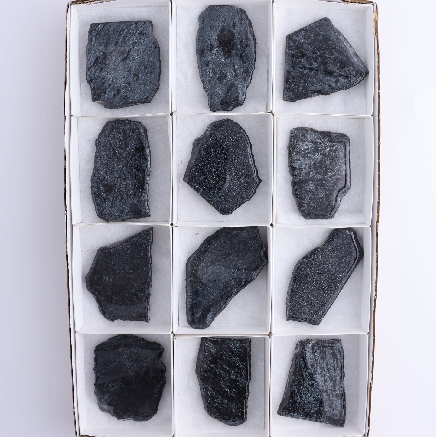 Specularite Flat of 12 - Expert Wholesale and Supplier of Wholesale Crystals & Bulk Gemstones, ["flat","Flats","Specularite","United States"]
