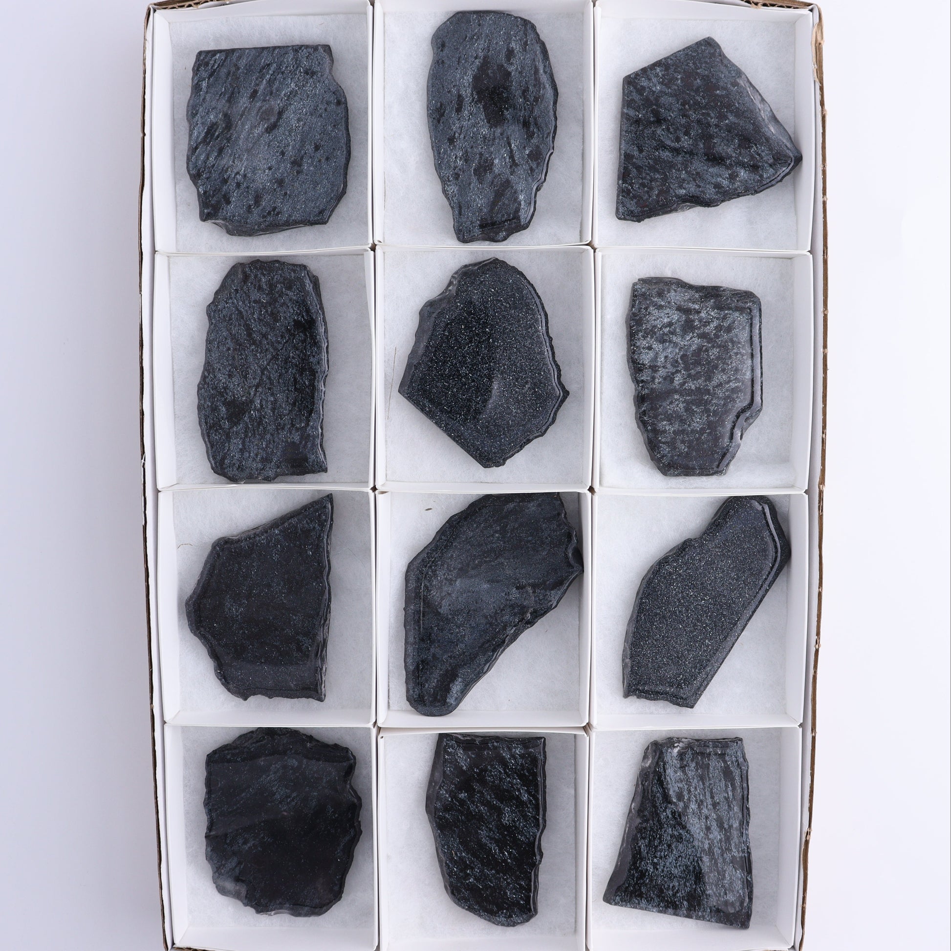 Specularite Flat of 12 - Expert Wholesale and Supplier of Wholesale Crystals & Bulk Gemstones, ["flat","Flats","Specularite","United States"]