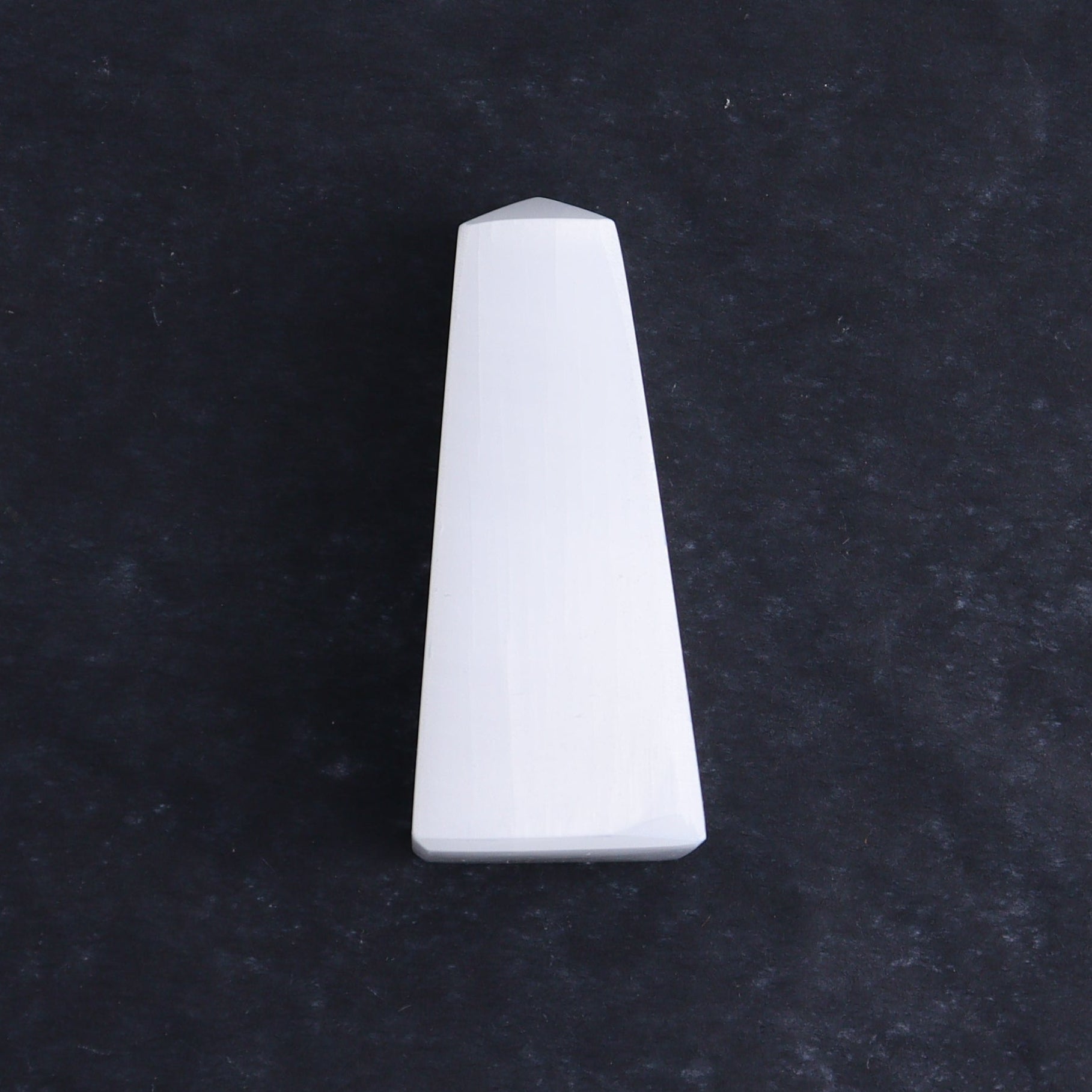 One Selenite (Satin Spar) Obelisk 6 cm - Expert Wholesale and Supplier of Wholesale Crystals & Bulk Gemstones, ["close_30","Morocco","Selenite","Towers"]