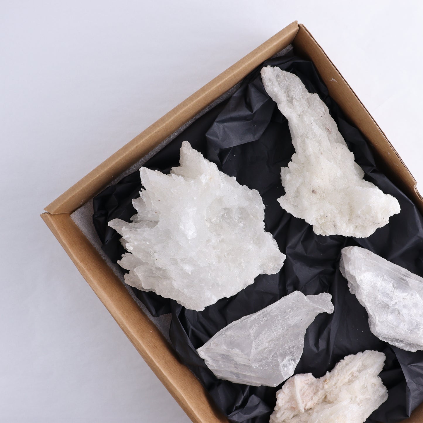 Mexican Calcite Clusters Set of 5 - Expert Wholesale and Supplier of Wholesale Crystals & Bulk Gemstones, ["Calcite","close_50","Clusters","Mexico"]