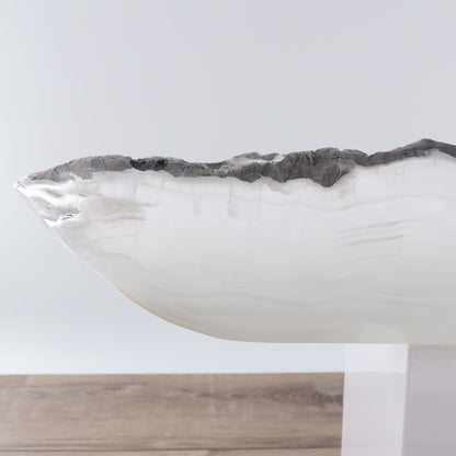 Mexican Onyx/Calcite Canoe Bowl - Expert Wholesale and Supplier of Wholesale Crystals & Bulk Gemstones, ["Bowls","Calcite","canoe","Mexico","onyx"]