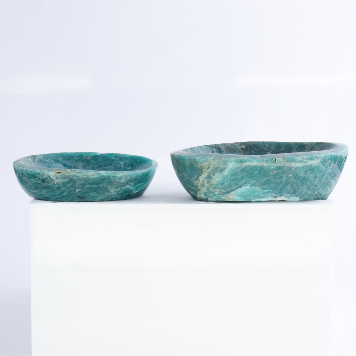 Amazonite Bowls Set of 8 - Expert Wholesale and Supplier of Wholesale Crystals & Bulk Gemstones, ["Amazonite","Bowls","Madagascar"]