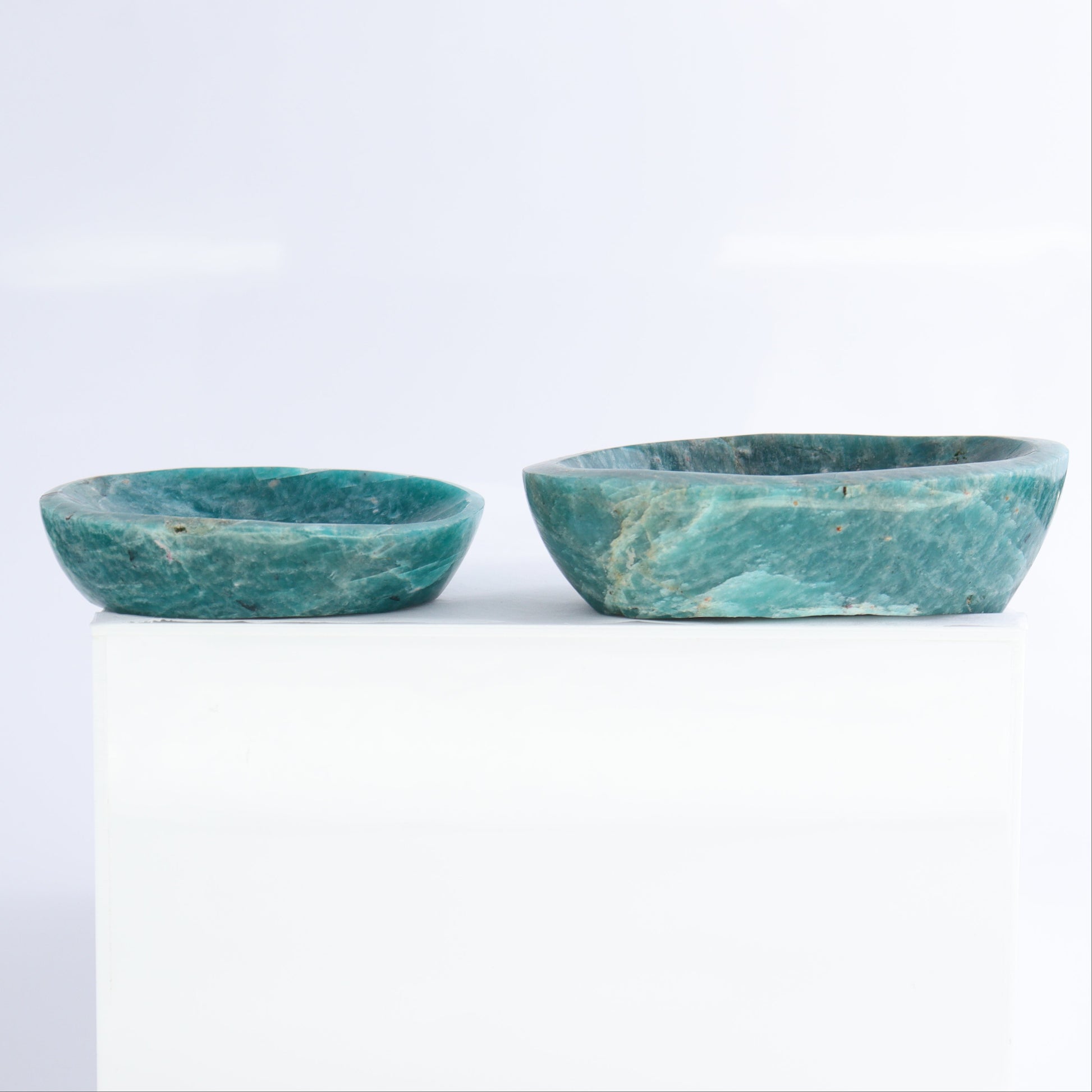 Amazonite Bowls Set of 8 - Expert Wholesale and Supplier of Wholesale Crystals & Bulk Gemstones, ["Amazonite","Bowls","Madagascar"]