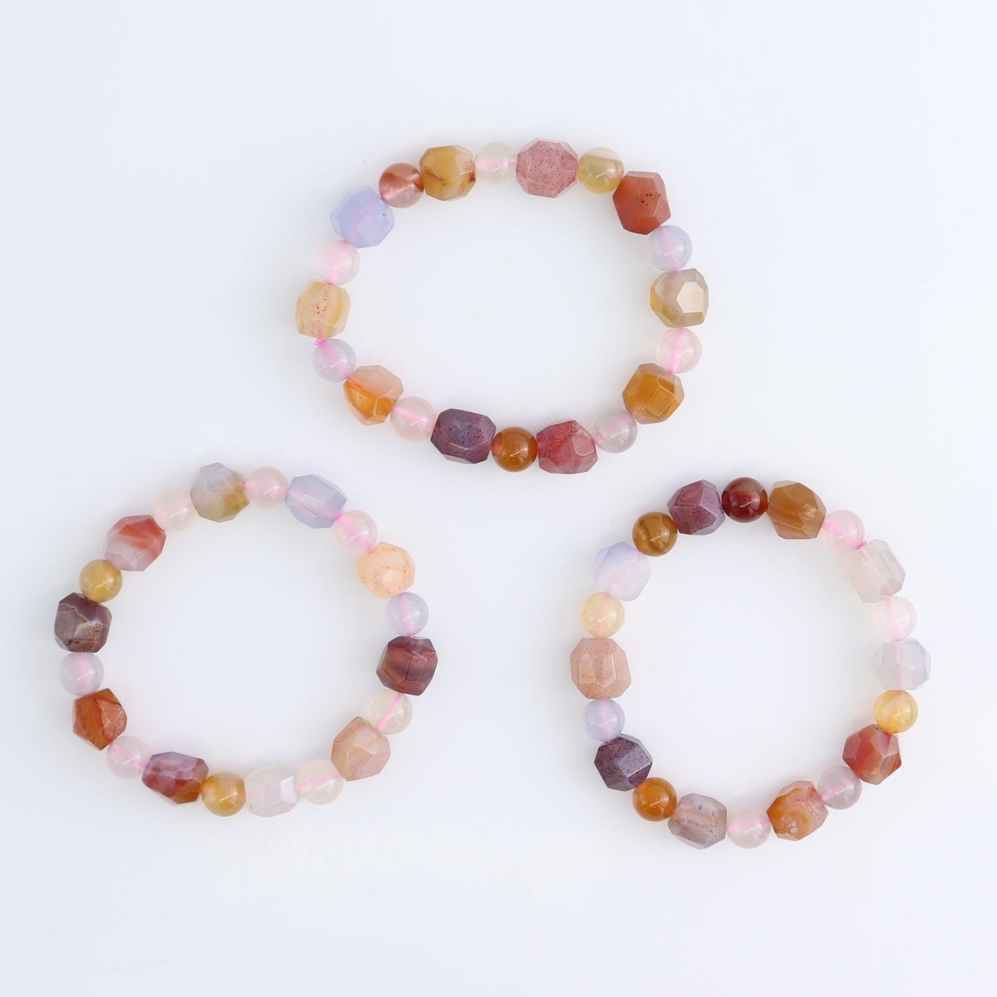 One Mixed Agate Bracelet