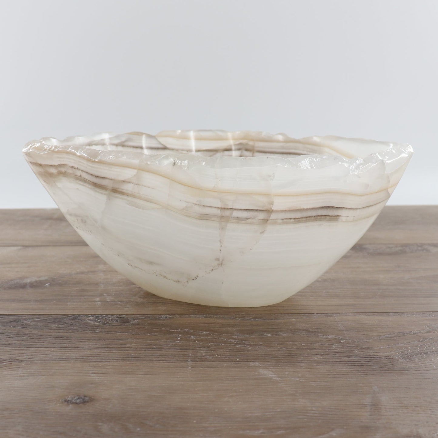 Mexican Onyx/Calcite Bowl 12"