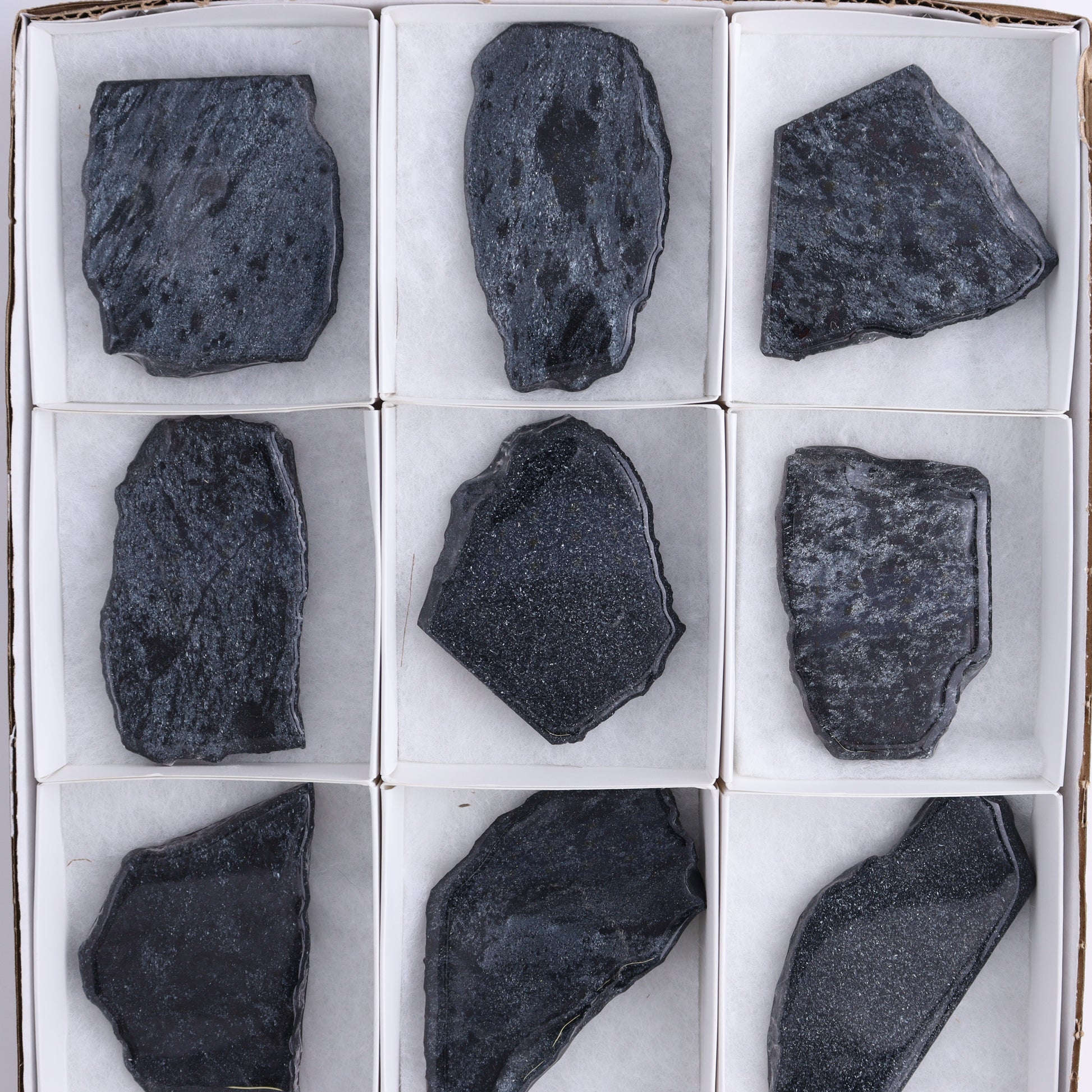 Specularite Flat of 12 - Expert Wholesale and Supplier of Wholesale Crystals & Bulk Gemstones, ["flat","Flats","Specularite","United States"]