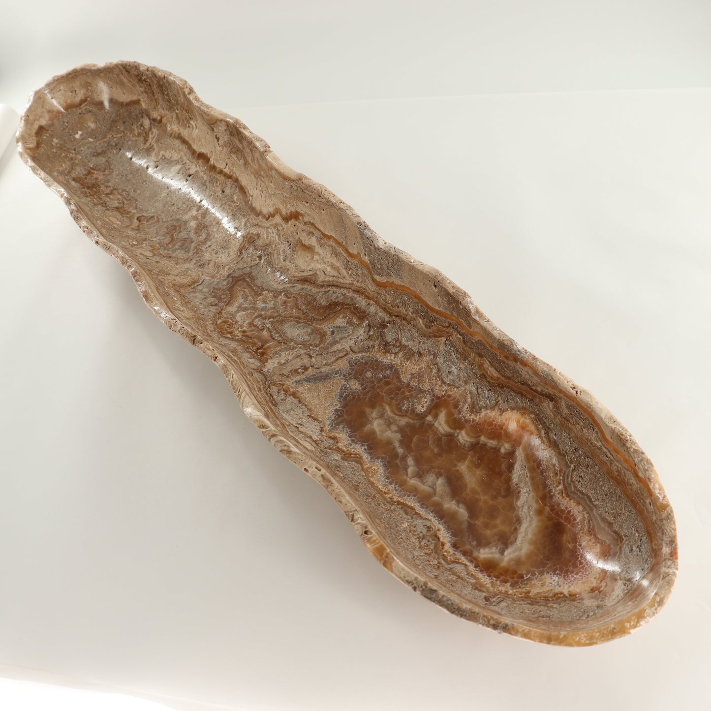 Onyx Canoe Bowl - Expert Wholesale and Supplier of Wholesale Crystals & Bulk Gemstones, ["Bowls","canoe","Mexico","onyx"]